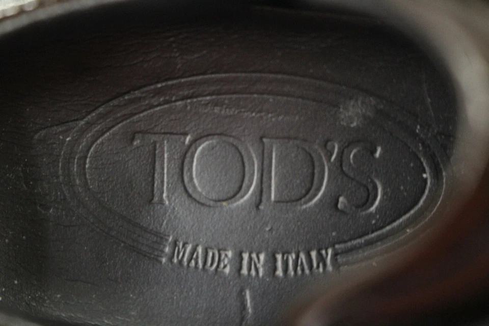 TOD'S Femme Chaussures 6 Europe 36.5 Marron Cuir Daim S8635 - Photo 4/4