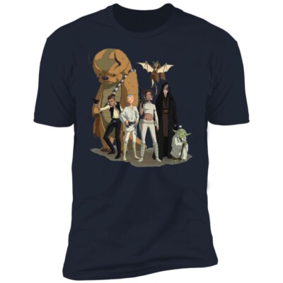 Star Wars/Avatar Shirt - Adult Medium, blue Graphic Shirt