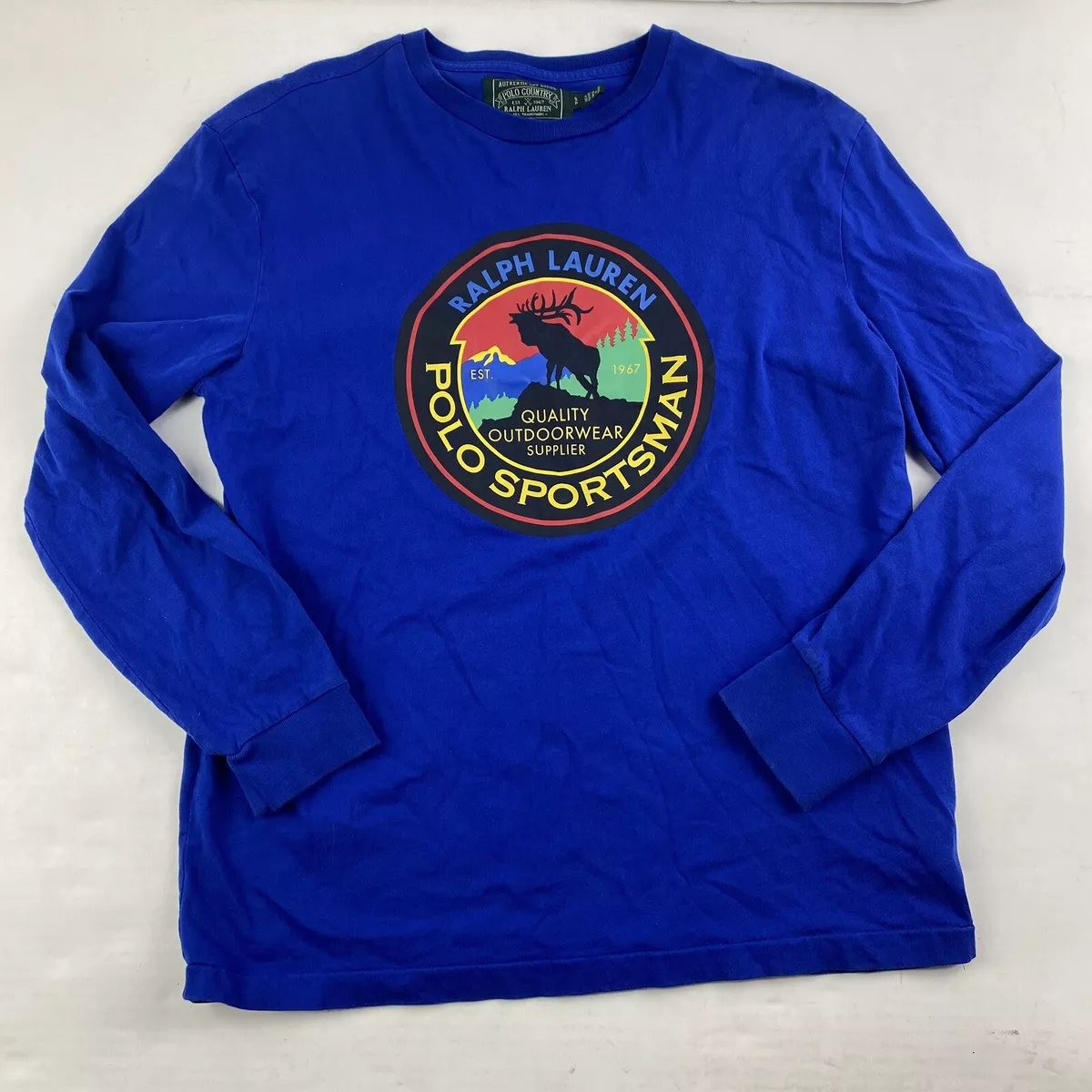 Polo Ralph Lauren Sportsman Wildlife T-shirt Polo Country Men Sz S EUC Vtg 90’s