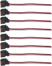 Pack of 8 EV6 EV14 Fuel Injector Connector Pigtail Harness Socket Plug