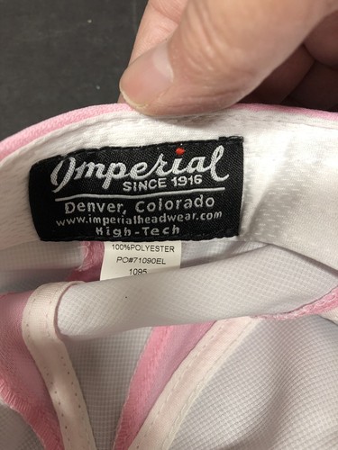 Cadillac World Golf Championship Women’s Baseball Hat Cap Pink Adjustable NEW - Picture 6 of 6