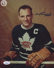 Ted Kennedy Autographed Signed 8x10 Toronto Maple Leafs Color JSA Captain