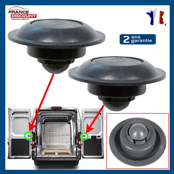 2 StüCk Drucktaster ÖFfnung Heckklappe TüRgriff Hinten FüR Ducato Jumper Boxer-image