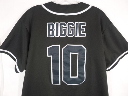 Camiseta deportiva de béisbol Notorious B.I.G Biggie-Bad Boy Records, abotonada-mediana para hombre - Imagen 2 de 6