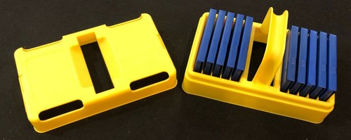 10 - Texas Instruments TI-108, SOLAR CALCULATORS - AND a storage/carrying case