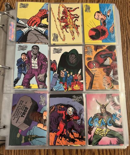 Marvel The Silver Age Gum Card Set 1998 Skybox 1-99 Complete - Picture 1 of 13