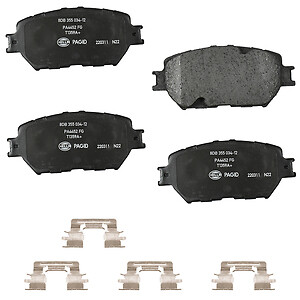 Frt Disc Brake Pads   Hella Pagid   355034121