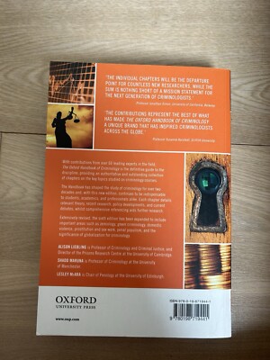 the oxford handbook of criminology | eBay UK
