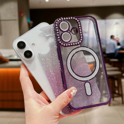 MagSafe Magnet Hülle Für iPhone 16 15 14 Pro Max Plus 13 12 11 Schutz Case Cover
