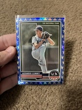 2023 Panini USA Stars & Stripes Alexander Alex Clemmey Blue Stars Prizm 30/75