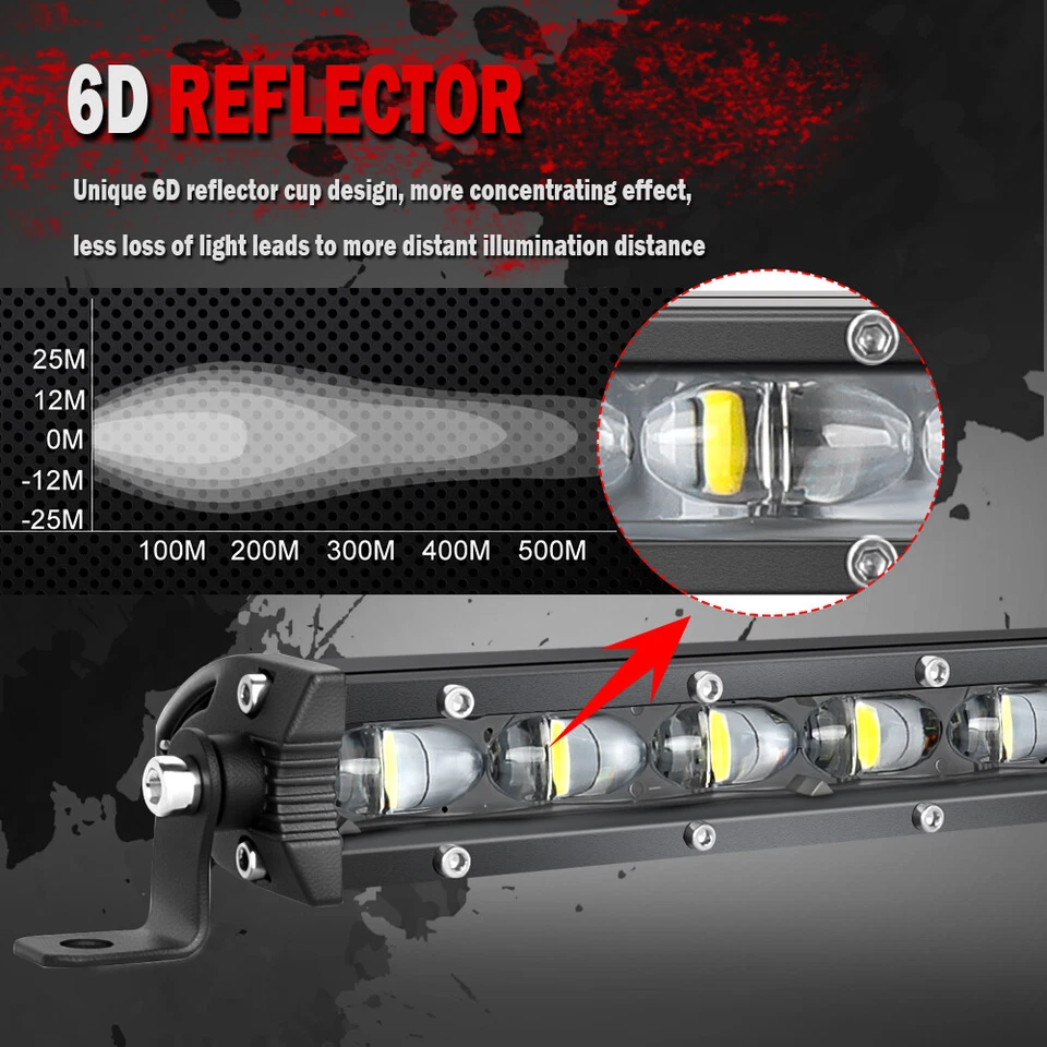 Combo barra de luz LED de 20 pulgadas para Ford F150 F250 F350 Foto 3 de 4