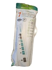 Simply Conserve 7 Outlet Advanced Power Strip Energy Saving 125 VAC 15A