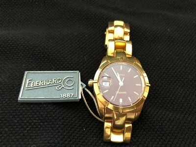 Orologio Donna Eberhard \u0026 Co. Aquadate quarzo in oro 18k NUOVO | eBay