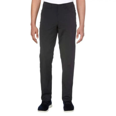 Kirkland Signature Men’s Pocket Performance Pants, Black, 32 x 34