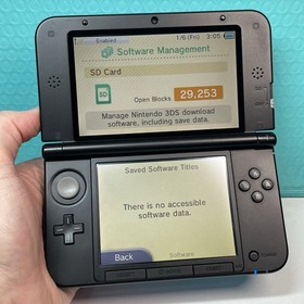 Nintendo 3DS XL 4GB Handheld System - Blue & Black USA