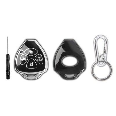 Key Fob Shell Case Polymer Cover for 2007-2014 Toyota Camry 4Btn HYQ12BBY