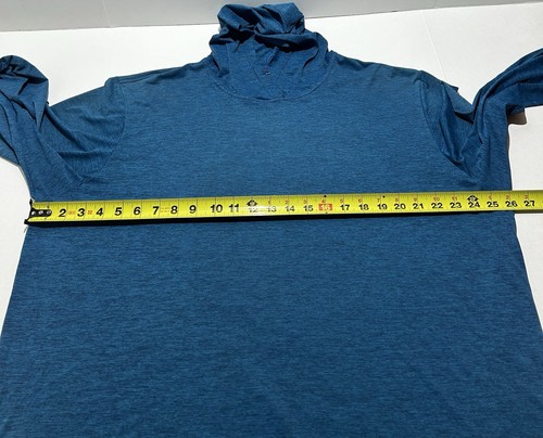 Sudadera con Capucha Patagonia Capilene Cool Daily Claytime Para Hombres 2XL XXL Azul Exterior Informal - Imagen 4 de 8