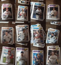 2026 Topps Heritage Build & Complete, Base Set MIA Marlins to WSH Nationals