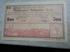 500 Millarden Mark Banknote
