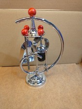 Vintage Mid Century Fireside Companion Set Chrome Atomic Sputnik Retro Original