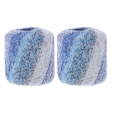 2 Pcs Crochet Threads Knitting Supplies Beginners Yarn Hand Weaving