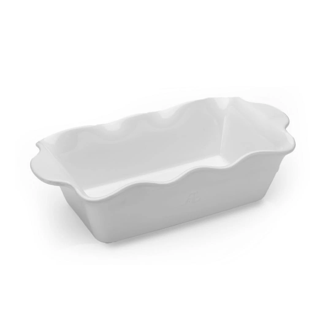 9"x5" Ceramic Fluted Loaf Pan for Baking Bread, Cakes, and Casseroles- Non-st...