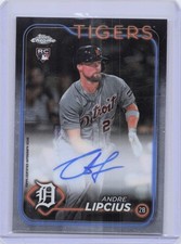 2024 Topps Chrome - Rookie Autographs #RA-AL - Andre Lipcius-AU - Detroit Tigers