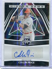 2022 Panini Elite Extra Edition Collin Price Hidden Gems Auto