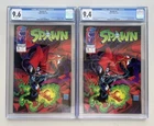 Spawn #1 Image Comics 1992 CGC GRADED 9.6 And 9.4
