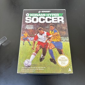 KONAMI HYPER SOCCER NINTENDO NES KOMPLETT UK PAL SEHR GUTER ZUSTAND OVP HANDBUCH -