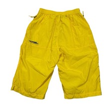 Vtg Ralph Lauren Polo Sport Yellow Nylon Board Swim Shorts Sz Medium 13 Inseam