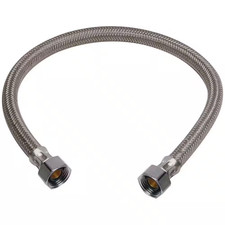 1/2 In. FIP X 1/2 In. FIP X 16 In. Braided Polymer Faucet Supply Line