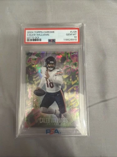 2024 Topps Chrome - PSA 10 Let's Go Caleb Williams #LG-8 (RC) SSP Case Hit