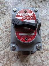 New No Box - APPLETON EFSC175F1 EXPLOSION PROOF 1-Pole SNAP SWITCH 3/4" NPT