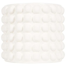 Playful Bubble Planter White Ceramic Indoor Flower Pot Home-Office Decor 25x19Cm