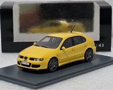 Seat Leon Cupra R MKI 2003 Yellow 1:43 Neo NEO43815 Resin Model Car