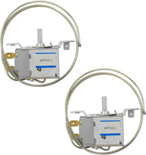 2Pcs Universal Refrigerator Thermostat Freezer Refrigeration Temperature Control