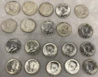 $10 1964 Kennedy Half-Dollars - 90% Silver 20-Coin Roll - Silver Bullion