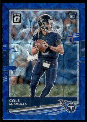 2020 Donruss Optic Blue Scope #148 Cole McDonald - FB