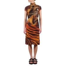 Roberto Cavalli Vintage Womens Tiger Print Cu...