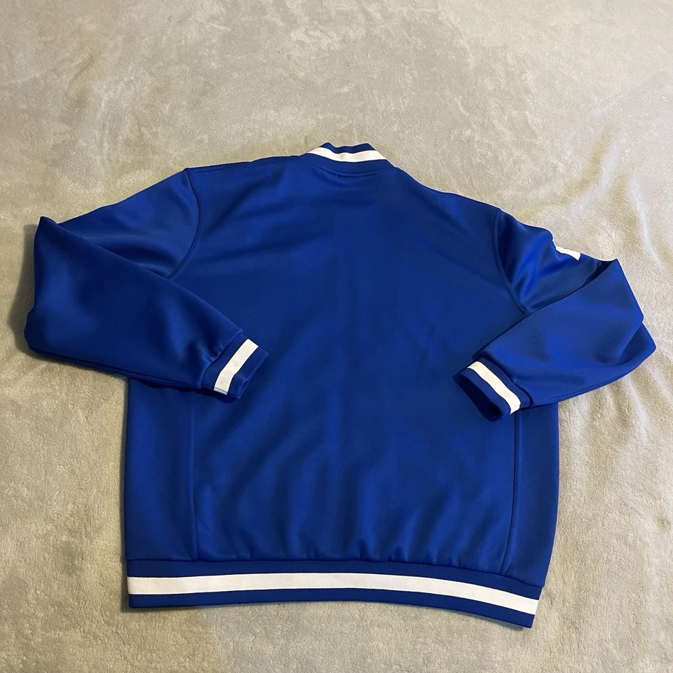 Jaqueta Holloway Adulto Grande Azul Zíper Completo Pesado Maníacos Bolsos Treino - Imagem 2 de 4