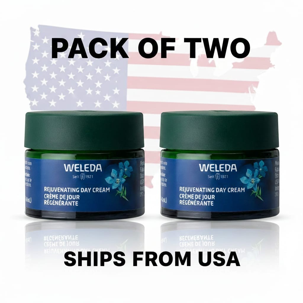 NEW WELEDA "Face Care Rejuvenating Day Cream"  PACK OF 2- 1.