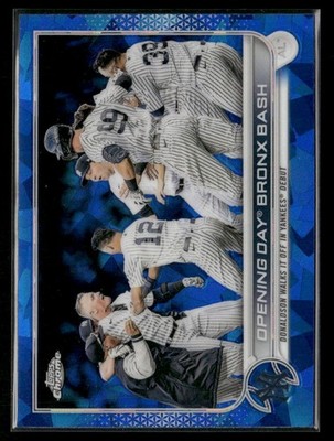 2022 Topps Update #US45 Opening Day Bronx Bash New York Yankees