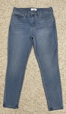 Levi's Jeans Women Size 6 Short Skinny High Rise Stretch Blue 30x27 