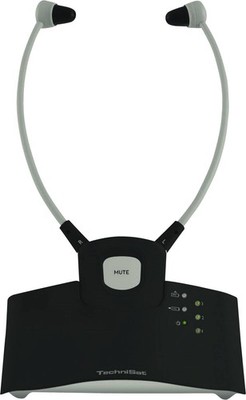 TechniSat Stereoman ISI 3 Funk Kopfhörer TV Kinnbügel Hörsystem mit Lad. B Ware