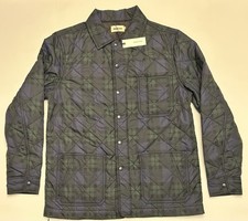 Taylor Stitch The Ojai Jacket in Blackwatch Plaid Diamond Quilt Chore Coat 40
