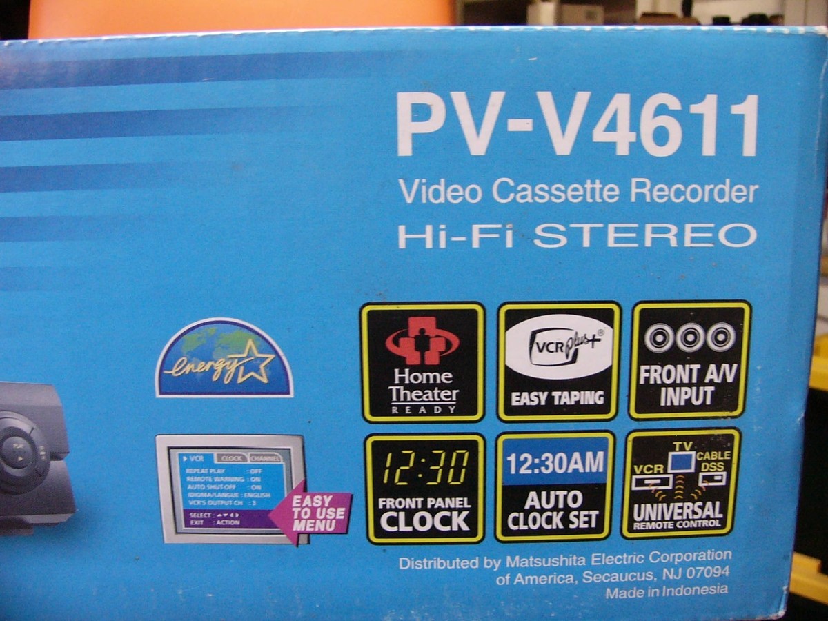 Panasonic PV-V4611 VHS VCR for sale online | eBay