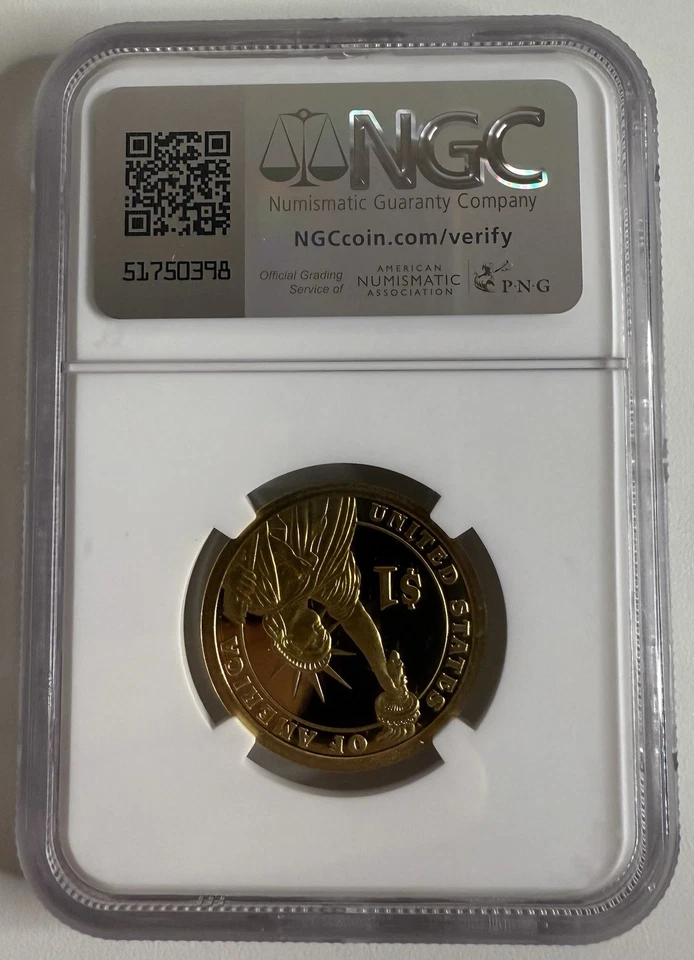 2009 S $1 John Tyler PF 69 Ultra Cameo - Image 2 of 2