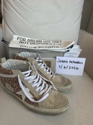 Golden Goose Midstar Glitter Mid Top Women s Sneakers