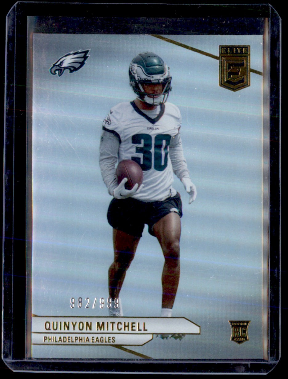 2024 Donruss Elite /999 Holo Foil Quinyon Mitchell Rookie 982/999 Philadelphia